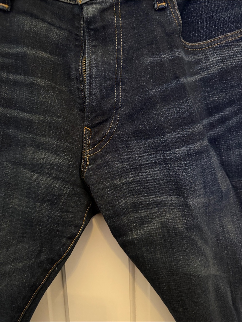 Polo by Ralph Lauren Men's Dark Indigo Slim Straight Jeans - Picture 4 of 9